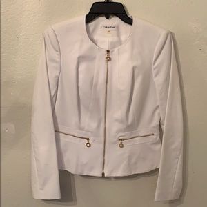 Calvin Klein White Blazer
